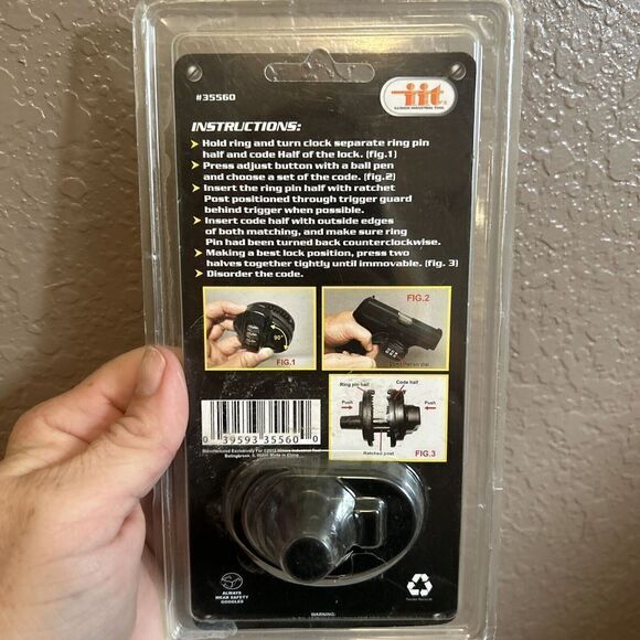 IIT 35560 Combination  Trigger Lock,‎ - Picture 4 of 6